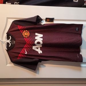 Nike Manchester United pre-match training jersey Dri-Fit NWT 2014